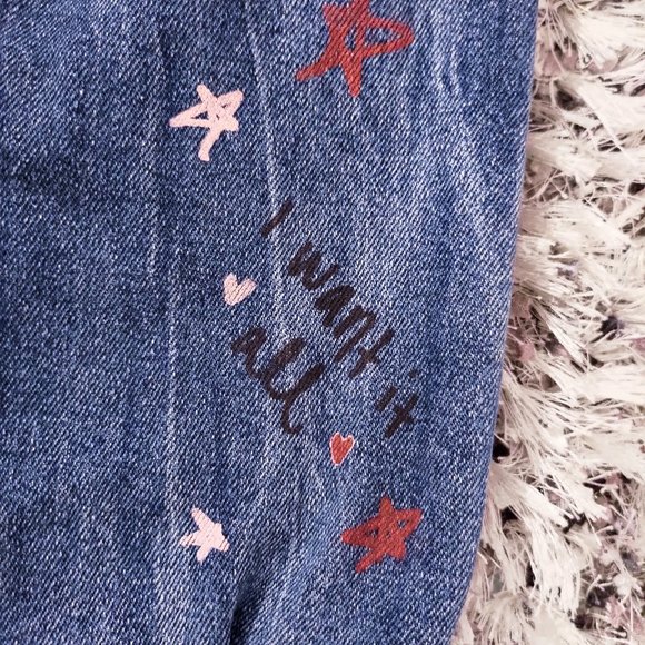 Colourful Graffiti Guess Denim Streetwear Jacket - Picture 15 of 15